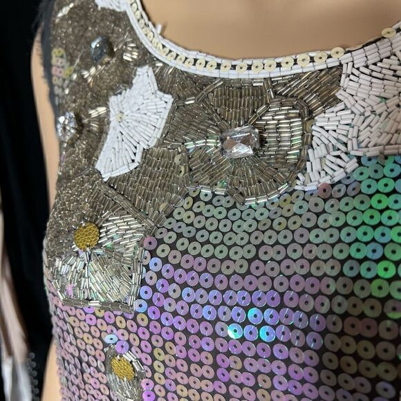 Meghan LA sequined beaded boho dress tunic - Picture 10 of 15